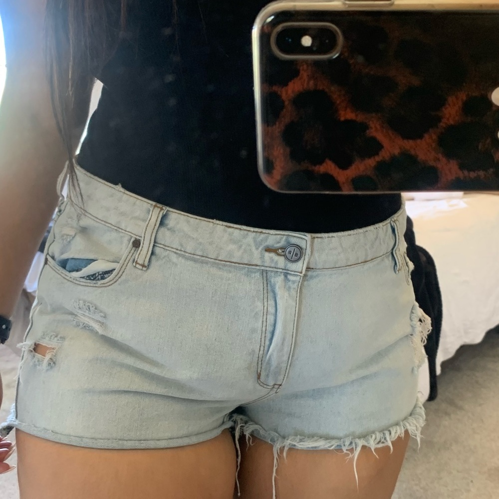 High waisted Denim Short
